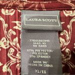 Laura Scott NWOT  Ruffle Blouse Stretchy XL Photo 7