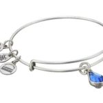 ALEX AND ANI Swarovski Teardrop Sapphire Bracelet Photo 0