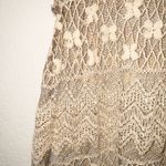 Piko 1988 Sheer Lace Mesh Raw Hemline Tank Top Size Medium Photo 2