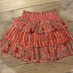 Roller Rabbit  Skirt Pink Floral Siggy Mini Photo 0