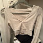 Alo Yoga Alolux Cropped Me Time Cardigan Photo 1
