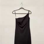 La Femme  One Shoulder Long Jersey Homecoming Dress Photo 3