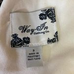 Way-In  Black Floral Lace Fit & Flare Sleeveless Cocktail Party Mini Dress Sz 3 Photo 3