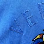 Versace Vintage Jeans Couture Embroidered Medusa Tunic Tee Blue XS Photo 4