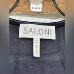 Saloni Leah Robe silk Dress w/Slip size 0 Black Photo 7