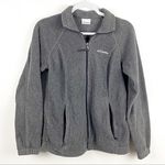 Columbia  Charcoal Gray Fleece Full Zipper Jacket, Size Small Photo 0
