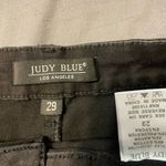Judy Blue  Black Denim High Waist Cuffed Women's Shorts size 29/9 Photo 2