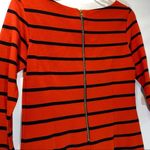 Newbury Kustom Red Black Stripe Zipper Dress Small Photo 7