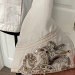 Bill Blass Blassport Sequence white wash jean jacket. Medium Photo 10