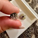 Tory Burch NEW  Authentic Silver Drop Earrings Photo 3