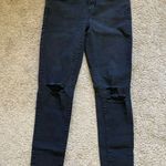 American Eagle women's size 8 regular black jeggings Photo 2