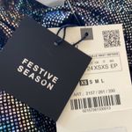 NWT ZARA Bloggers Fav Shiny Halter Neck Draped Dress Festive Season Black Size XS Photo 6