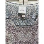 Knox Rose Knox Rose Floral Paisley Chiffon Crochet Detail 3/4 Sleeve blouse Size XS Photo 2