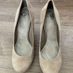 Gianni Bini Beige Suede Heels Photo 3