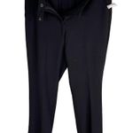 Nanette Lepore Pants Very Black 10 Ruffle Hem Ankle New Photo 4