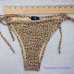 Thrills NEW Free People x mild animal print string bikini bottom, USA L Photo 5