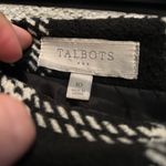 Talbots Black and White Plaid Pencil Skirt Career Office Womens Size 10 Photo 2