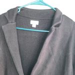 J. Crew Women's cotton Elegant Black knit Blazer #711 Size XS Photo 2