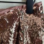 J.Crew Rose Gold Sequin Skirt Photo 7