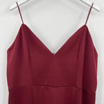 Showpo Big Ideas Midi‎ Dress Red Cocktail Thigh Leg Slit Bodycon S005820 Size 16 Photo 2