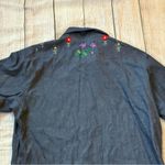 American Vintage Vintage Triple LLL Brand Denim Western Embroidered Pearl Snap Long Sleeve Sz XL Photo 11