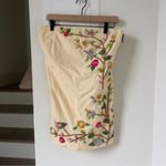 Free People NWT  Havana Nights Beaded Strapless Mini Dress in Yellow Photo 3