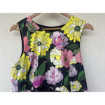 Johnny Was  Black Floral Cassia Cotton Maxi Dress L Vibrant Garden Tea Party Flow Photo 3