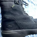 Skechers  Black Suede Easy Going Ankle Boots w/ Faux Fur Women’s Size 8 - 15567 Photo 8