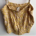 Billabong NWT Vintage Yellow Straight Seas Cropped Tank Top Photo 7