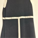 Ralph Lauren Lauren Black White Trim Knit Sleeveless Sheath Dress Size Medium Photo 2