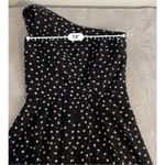 Banana Republic Women’s sz 2 One Shoulder Polka Dot Dress Photo 8