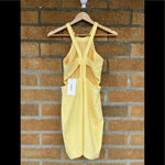 Likely  Arcadia Bodycon Dress size 0 Yellow Photo 3
