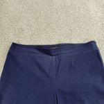 Talbots  Womens Heritage Pants 12 Blue Straight Stretch Career Business Office Photo 8