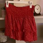 Adika Red  Skirt Photo 0