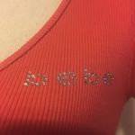 Bebe rhubarb low cut v neck crystal “” top Photo 3