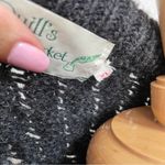 Quills | Vintage Gray Ireland Cable Knit Wool Sweater Size XL Photo 2