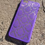 iPhone 6Plus/ 6s Plus Fashion Flower Lace Shockproof Hard Case Purple Multiple Photo 2