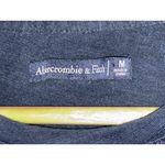 Abercrombie & Fitch NEW  Blue Embroidered Crewneck Short Sleeve Tee Shirt Size M Photo 5