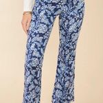 Spartina 449 NWT  Brooke Kick Flare Trousers Kalalanta Blooming Vines Pants XXL Photo 3
