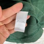 J.Jill  Green Waffle Knit Long Sleeve Top Photo 4