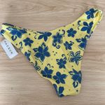 PacSun  Swim Large NEW Floral California Sporty High Cut Bikini Bottom Yellow Photo 5