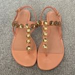 Tory Burch  Patent Jeweled Sandals Sz 7.5 Photo 1