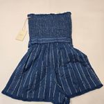 Tularosa  Laylah Romper in Indigo XS Photo 11