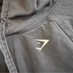 Gymshark  Black Hooded Cropped Sweatshirt Photo 1