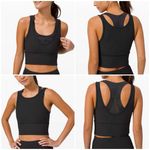Lululemon  Athletica Power Pivot Reversible Yoga Tank Top Sports Bra Black Sz 2 Photo 1