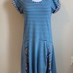 Matilda Jane  Blue Stripe Walkabout Sidetail Dress Photo 0