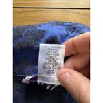 Susan Graver   Women Jacket 1X Blue Black Floral Evening Oriental Classic Buttons Photo 9