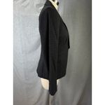 Classiques Entier  Charcoal Plaid Textured Tailored Blazer Size 6 Photo 1