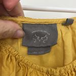 Anthropologie Vanessa Virginia Size 6 Yellow Eyelet Lace Swing Tank Top Photo 5