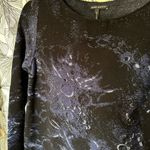 Sarah Pacini One Size Fits All Blue Black Sweater Dress Made In Italy Photo 1